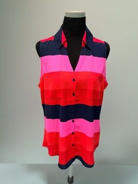 Express Sleeveless Striped Top